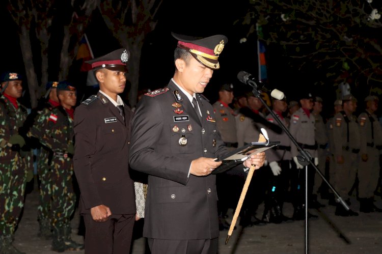 Renungan Suci HUT RI ke-81 di Sumba Timur, Kapolres Ajak Generasi Penerus Lanjutkan Perjuangan