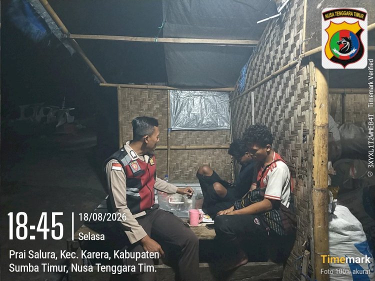 Polri Hadir di Pulau Terluar, Personel Polsubsektor Salura Intensifkan Patroli dan Sambang Warga