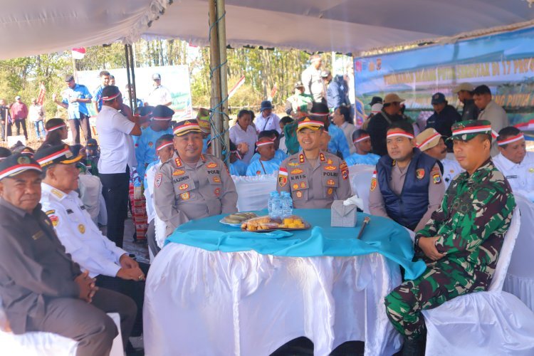 Polda NTT Dorong Ketahanan Pangan melalui Penanaman Bawang Putih Serentak