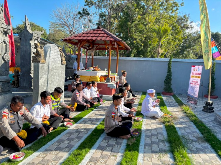 Polres Sumba Timur Gelar Doa Bersama Lintas Agama untuk Korban Bencana di Flores