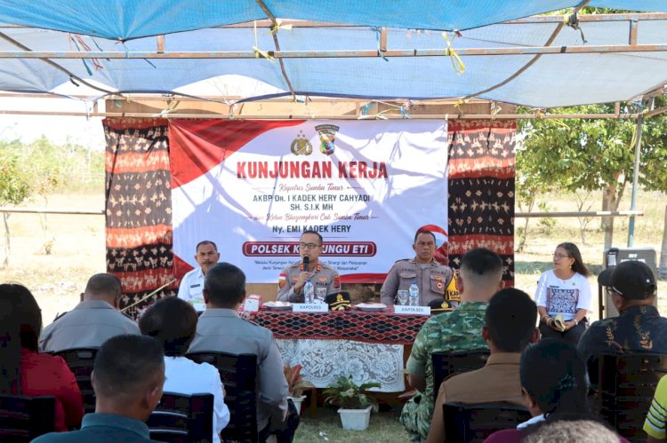 Kapolres Sumba Timur Dorong Pengaktifan Kembali Siskamling di Kahaungu Eti