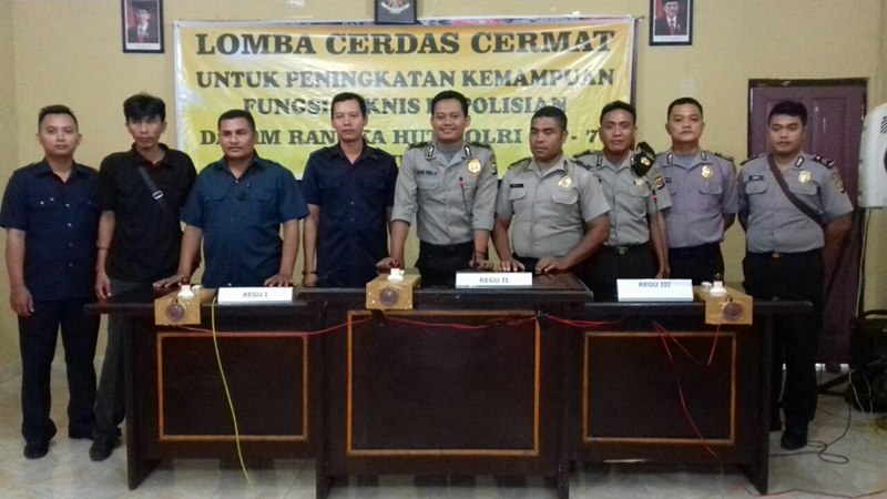 Tingkatkan Kemampuan Anggota, Polres Sumba Timur Gelar Lomba Cerdas Cermat