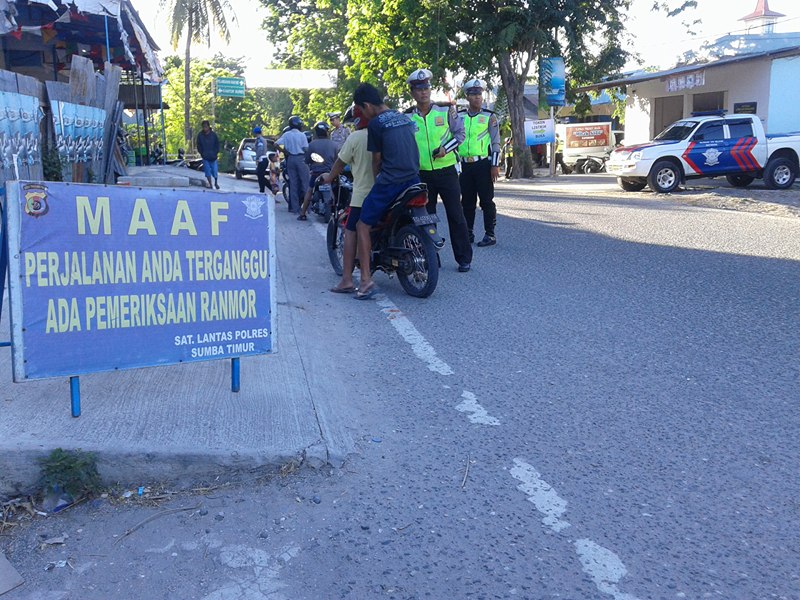 Marak Curanmor, Polres Sumba Timur Laksanakan Operasi Penindakan