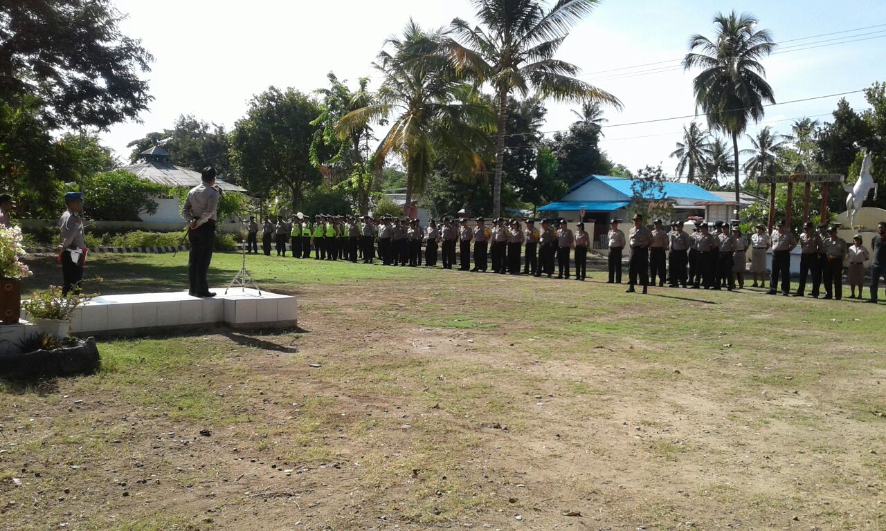 Pasca Aksi Damai 4 November, Polres Sumba Timur Tetap Laksanakan Apel Siaga 1