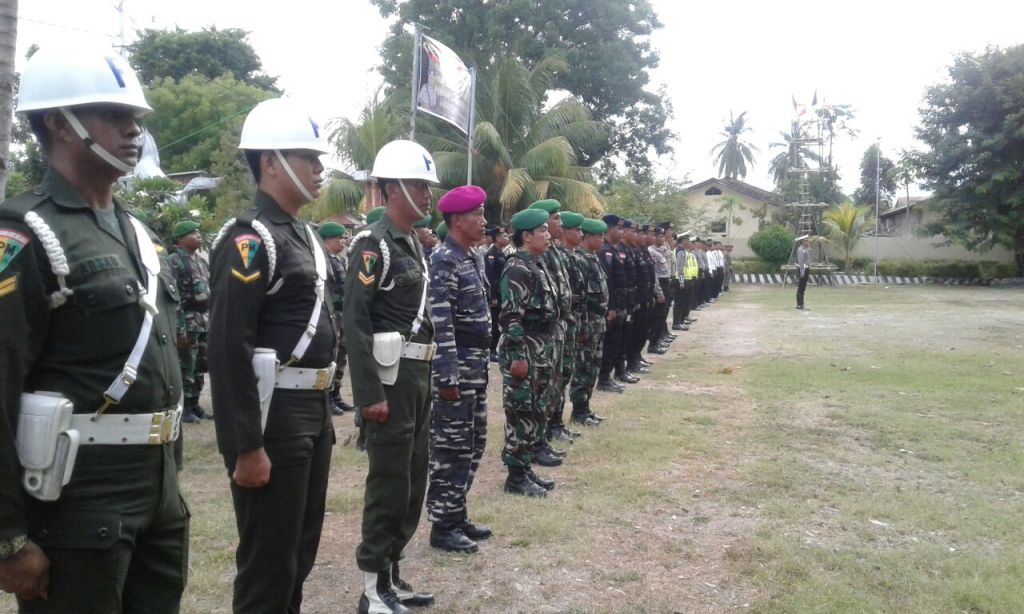 Polres Sumba Timur Laksanakan Apel Gelar Pasukan Antisipasi Demo 212