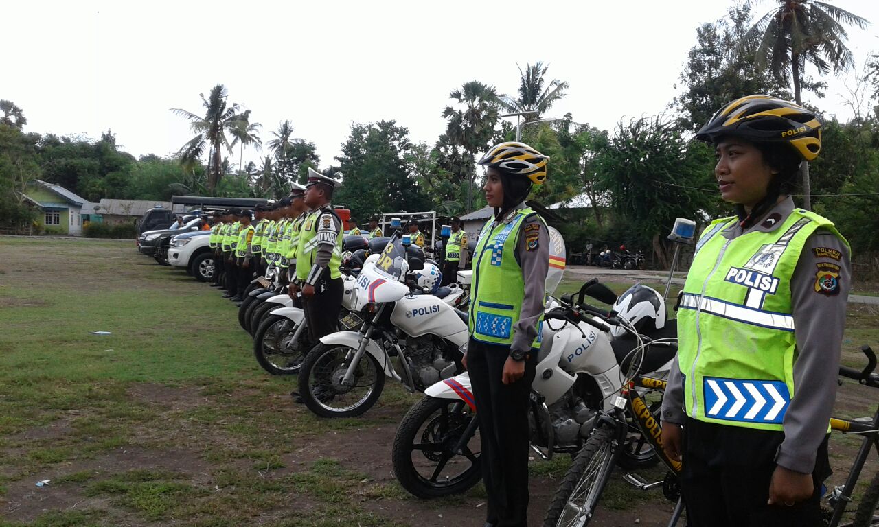 Operasi Lilin 2016, Polres Sumba Timur Terjunkan Patroli Bersepeda