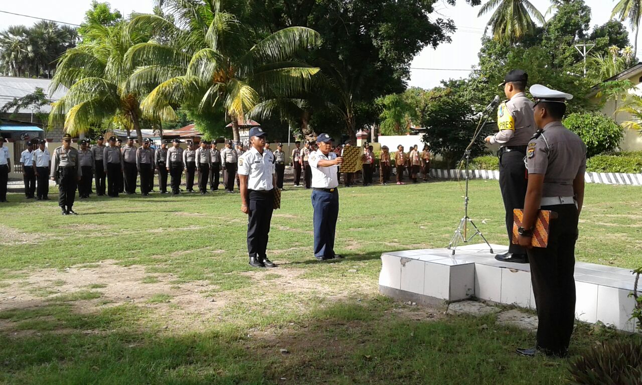 Polres Sumba Timur Gelar Upacara HUT Satpam Ke 36