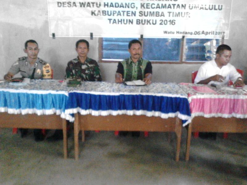 Hadiri RAT KSP Watuhadang, Bhabin Watuhadang Perkenalkan Aplikasi Polisi Katong