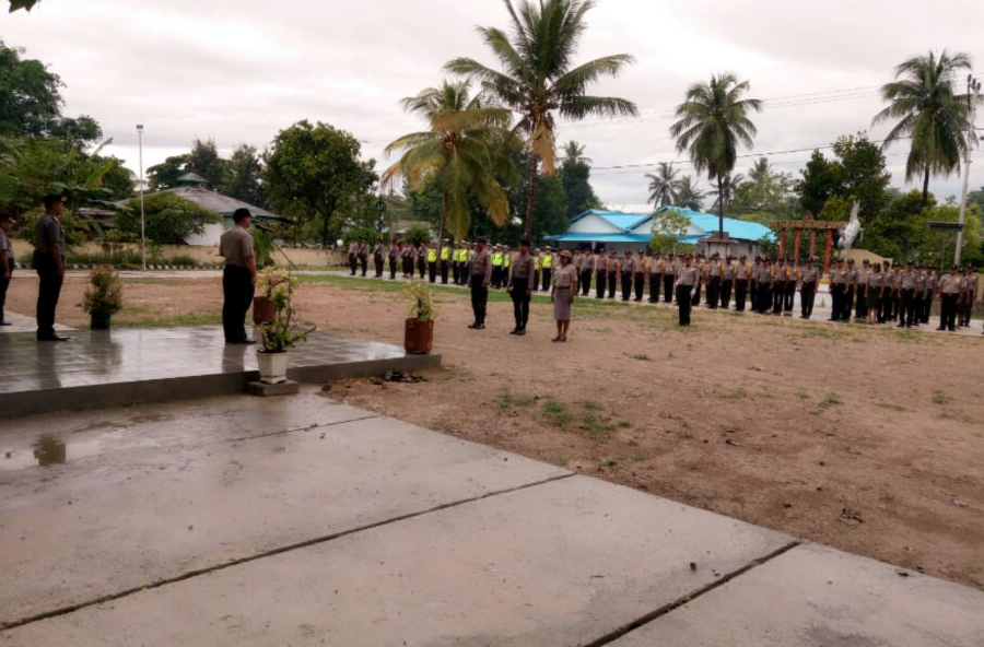 Antisipasi Gangguan Kamtibmas, Kapolres Sumba Timur Ajak Anggota Lakukan Deteksi Dini