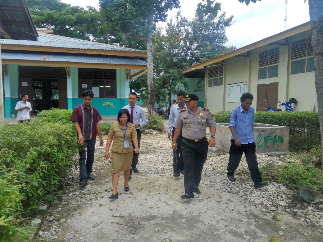 Kapolres Sumba Timur Laksanakan Pengecekan Pengamanan Ujian Nasional