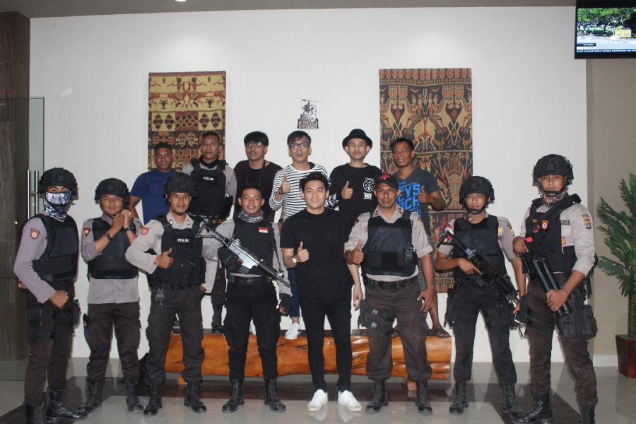 Polres Sumba Timur amankan konser music Seventeen