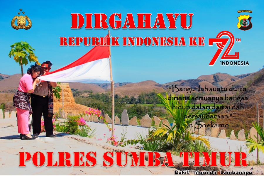 HUT Republik Indonesia, Persembahan Polres Sumba Timur