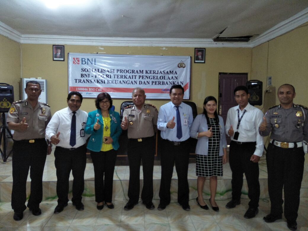 Polres Sumba Timur permudah transaksi perbankan melalui BNI