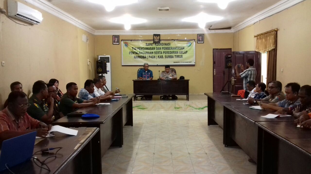 Rakor Tim P4GN, Kapolres Sumba Timur :