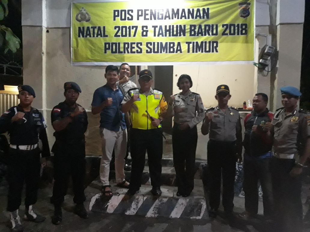 Kapolres Sumba Timur Cek Langsung Kesiapan dan Pengamanan Piket Pospam