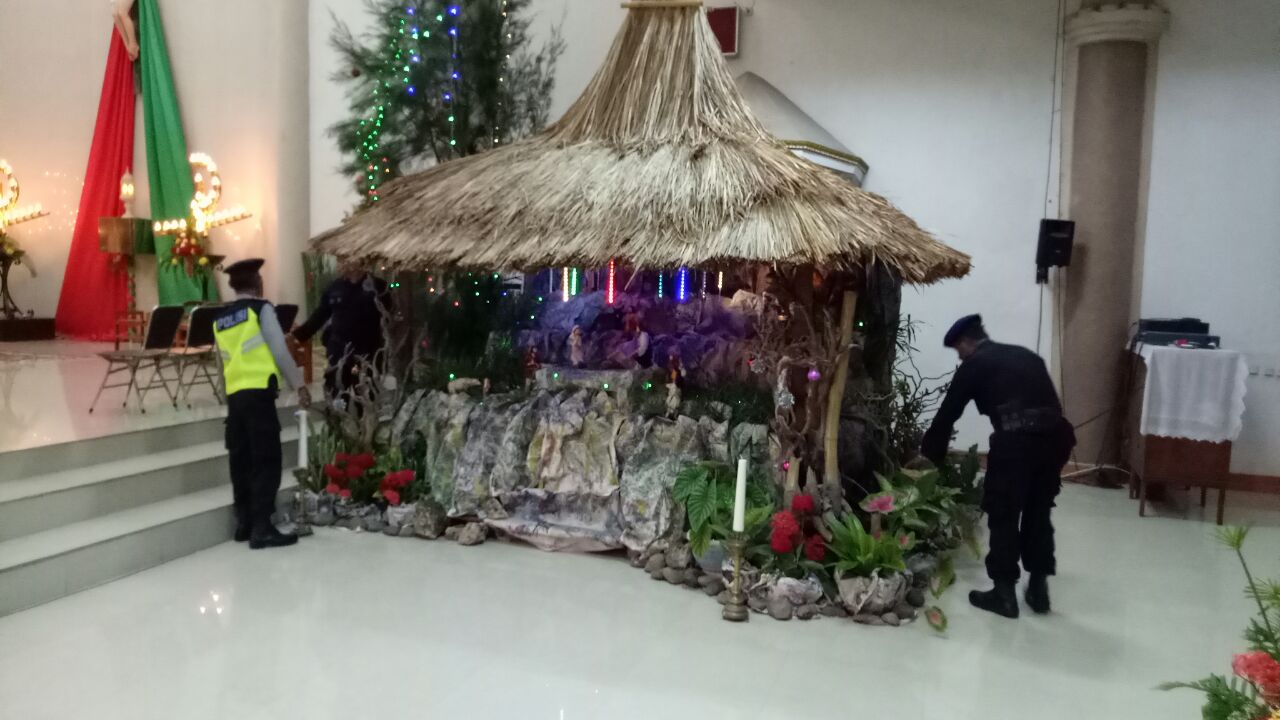 Pengamanan Natal, Sejumlah Gereja Disterilisasi Polisi
