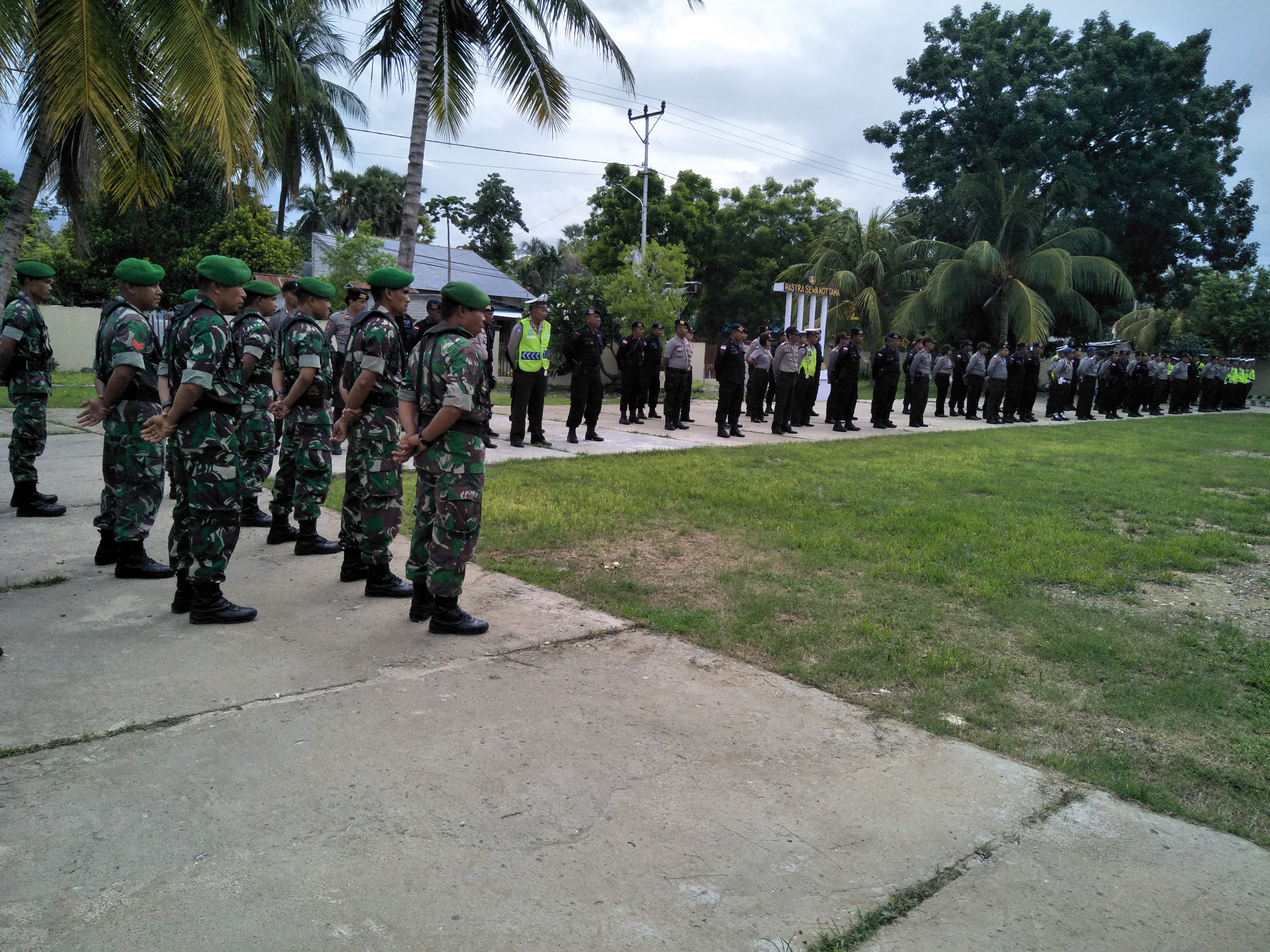 Polres Sumba Timur Gelar Apel Persiapan Pengamanan Natal