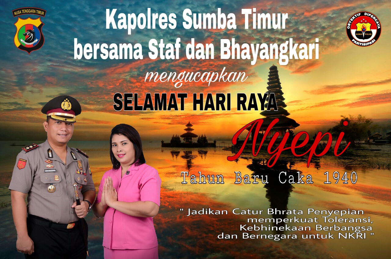 “ SELAMAT HARI RAYA NYEPI DAN TAHUN BARU CAKA 1940 ”