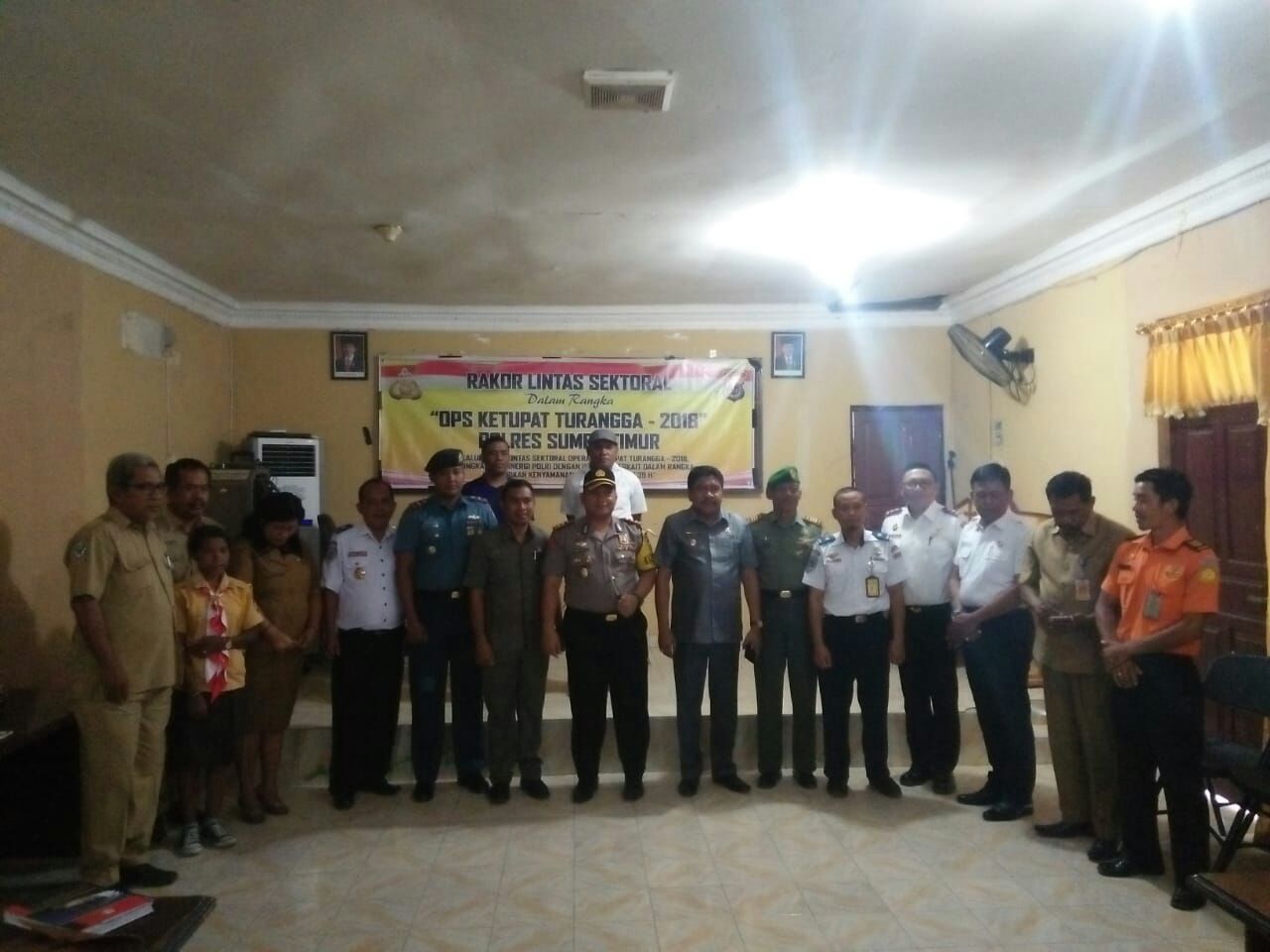 Sambut Hari Raya Idul Fitri 1439 H, Polres Sumba Timur Gelar Rapat Koordinasi Lintas Sektoral