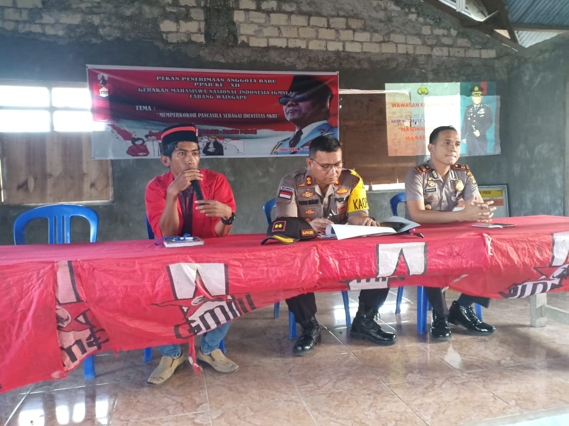 Seminar Kebangsaan Dengan GMNI, Kapolres Sumba Timur Bicara Tentang Jiwa Nasionalisme Bangsa