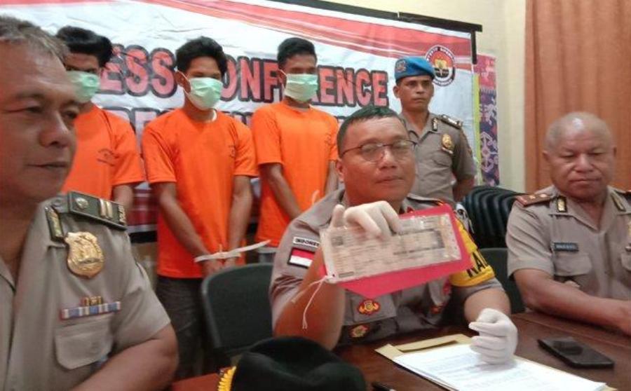 Penadah Barang Curian Motor Honda Supra Fit Diamankan Unit Buser Polres Sumba Timur