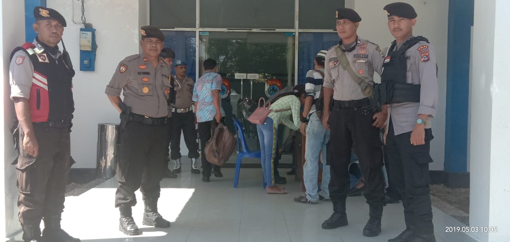 Rapat Pleno Tingkat Kabupaten, Polres Sumba Timur Perketat Pengamanan