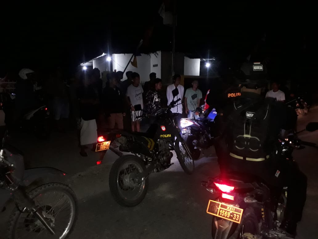 Antisipasi Kejahatan Jalanan, Tim Rajawali Gelar Patroli Malam