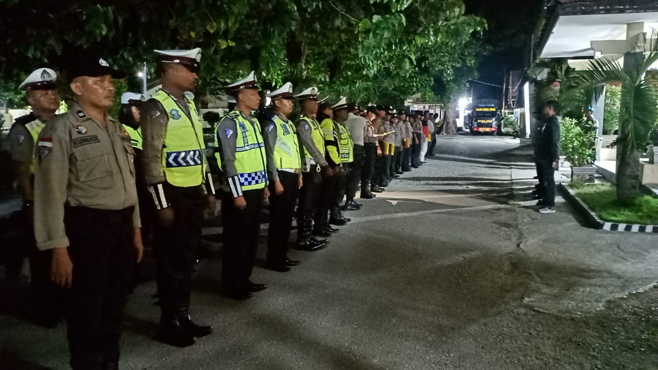 Polres Sumba Timur Gelar Patroli Malam, Pasca Pengumuman Hasil Rekap Nasional Pemilu Oleh KPU