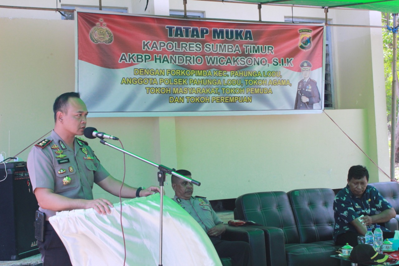 Tatap Muka Dengan Masyarakat, Kapolres Sumba Timur Bicara Tentang Toleransi Umat Beragama