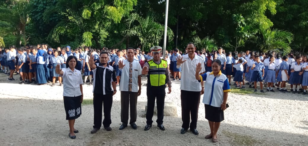 Police Goes to School, Kasat Lantas Kembali Ingatkan Pelajar Dibawah Umur Tidak Gunakan Kendaraan Bermotor