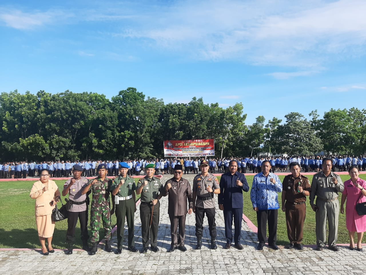 Bersinergi Dengan Pemkab, Polres Sumba Timur Gelar Apel Siaga Bencana